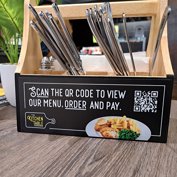 Scan order pay menu QR codes menu can be used to order from the table
